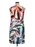 Unbranded Graphic Blue Cocktail Dress Size XL - photo 2
