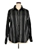 Ashley Stewart Stripes Black Long Sleeve Button-Down Shirt Size 22 - photo 1