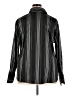 Ashley Stewart Stripes Black Long Sleeve Button-Down Shirt Size 22 - photo 2