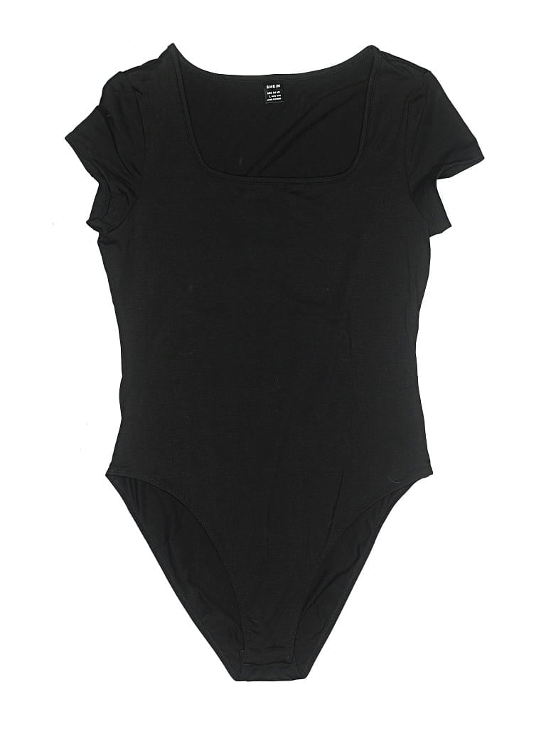 Pre-owned Shein Bodysuit In Black