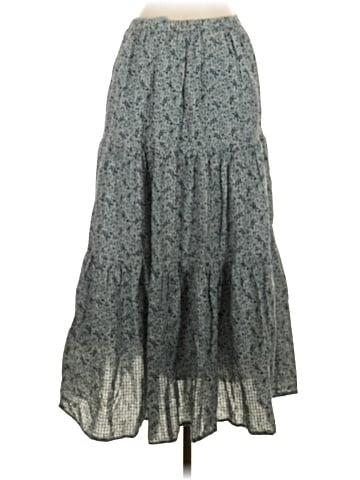 Madewell Button-Front Tiered Maxi Skirt in Florentine Floral (view 2)