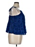 Francesca's 100% Polyester Blue Sleeveless Blouse Size XL - photo 4