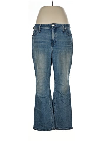 Madewell Curvy Kick Out Crop Jeans in Oneida Wash (view 1)