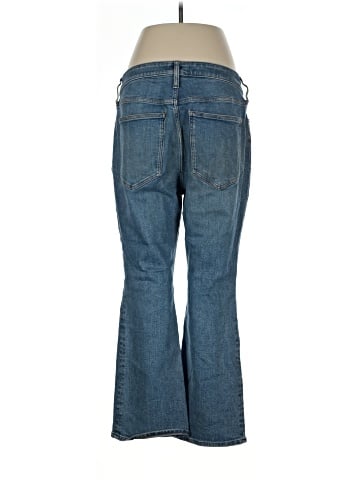 Madewell Curvy Kick Out Crop Jeans in Oneida Wash (view 2)