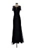 Lotus Threads 100% Polyester Black Cocktail Dress Size 4 - photo 1