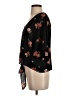 Lush Black Short Sleeve Blouse Size S - photo 5
