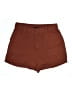 Torrid 100% Cotton Solid Brown Shorts Size 14 Plus - photo 1