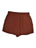 Torrid 100% Cotton Solid Brown Shorts Size 14 Plus - photo 2