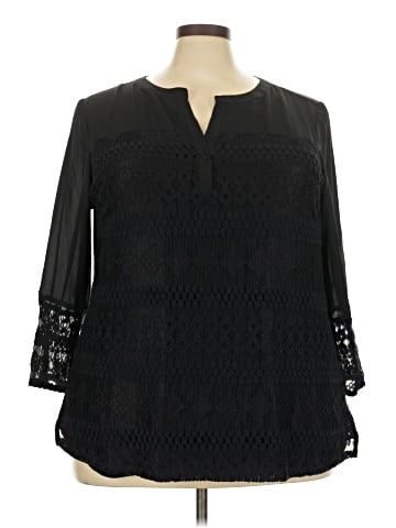 New Directions 3/4 Sleeve Blouse (view 1)