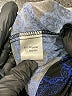 Lbisse Paisley Blue Cocktail Dress Size M - photo 8