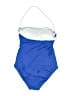 Chaps Color Block Blue One Piece Swimsuit Size 8 - photo 2