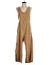 Old Navy 100% Tencel Solid Tan Jumpsuit Size XS - photo 1