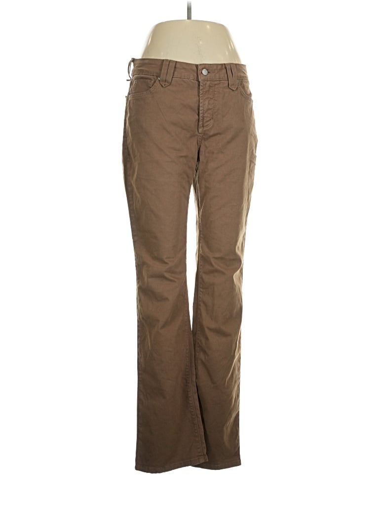 Pre-owned Nydj Khaki Pant In Brown