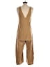Old Navy 100% Tencel Solid Tan Jumpsuit Size XS - photo 2