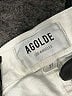 AGOLDE 100% Cotton Ivory Denim Shorts Size 27 waist - photo 3