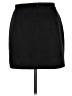 Unbranded Solid Black Casual Skirt Size M - photo 2