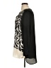 Susan Graver 100% Polyester Animal Print Black Long Sleeve Blouse Size 16 - photo 5