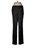 Nic + Zoe Print Black Casual Pants Size 8 - photo 1
