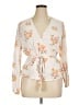 Old Navy Ivory Long Sleeve Blouse Size XL - photo 1