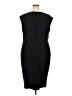Kasper Solid Black Cocktail Dress Size 20 - photo 2