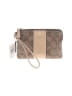 Coach Factory Color Block Graphic Brown Tan Wristlet One size - photo 1