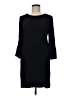 Sandro 100% Polyester Solid Black Blue Casual Dress Size Med (2) - photo 1