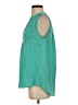 Garnet Hill Teal Sleeveless Blouse Size S - photo 5