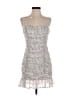 BEIGE BOTANY 100% Polyester Silver Cocktail Dress Size S - photo 1
