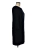 Sandro 100% Polyester Solid Black Blue Casual Dress Size Med (2) - photo 4