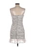 BEIGE BOTANY 100% Polyester Silver Cocktail Dress Size S - photo 2