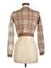 Hollister Plaid Brown Cardigan Size M - photo 2