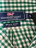 Vineyard Vines 100% Cotton Checkered-gingham Green Long Sleeve Button-Down Shirt Size 5 - photo 3