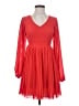 Jessica Simpson 100% Polyester Solid Red Cocktail Dress Size XS - photo 1