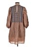 By Anthropologie 100% Cotton Paisley Brown Casual Dress Size S - photo 2