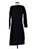 Talbots 100% Cotton Solid Black Casual Dress Size S - photo 2