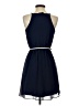 Iz Byer 100% Polyester Solid Blue Casual Dress Size S - photo 2