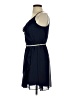 Iz Byer 100% Polyester Solid Blue Casual Dress Size S - photo 5