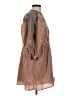 By Anthropologie 100% Cotton Paisley Brown Casual Dress Size S - photo 4