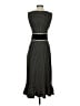 Express 100% Polyester Chevron-herringbone Black Cocktail Dress Size 5 - 6 - photo 2