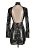 Superdown Metallic Silver Cocktail Dress Size S - photo 2