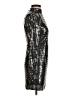 Superdown Metallic Silver Cocktail Dress Size S - photo 4