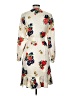 Tory Burch Floral Ivory Casual Dress Size 6 - photo 2