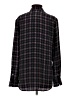 Equipment 100% Silk Plaid Black Long Sleeve Silk Top Size XS - photo 2