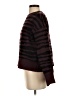 Aqua Stripes Burgundy Pullover Sweater Size S - photo 5