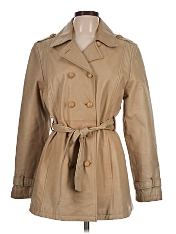 Wilsons Leather Trenchcoat (view 1)