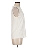 L.K. Bennett 100% Lyocell Ivory Sleeveless Blouse Size M - photo 4