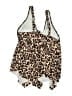 Unbranded Animal Print Brown Swimsuit Top Size 18W - photo 2