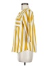 Eden & Olivia 100% Polyester Stripes Yellow 3/4 Sleeve Blouse Size M - photo 5