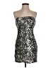 2b bebe 100% Polyester Metallic Silver Cocktail Dress Size S - photo 1