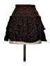 Altar'd State 100% Rayon Polka Dots Black Brown Casual Skirt Size XS - photo 1